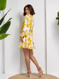 Сукня міні ISSA Plus модель 14523_белый Фото