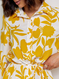 Сукня міні ISSA Plus модель 14523_белый Фото