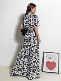 Сукня максі ISSA Plus модель 14526_белый Фото