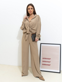 Костюм ISSA Plus модель 14530_бежевый Фото