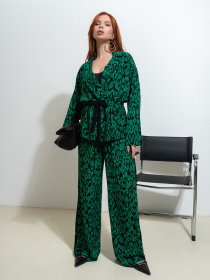 Костюм ISSA Plus модель 14536_зеленый Фото