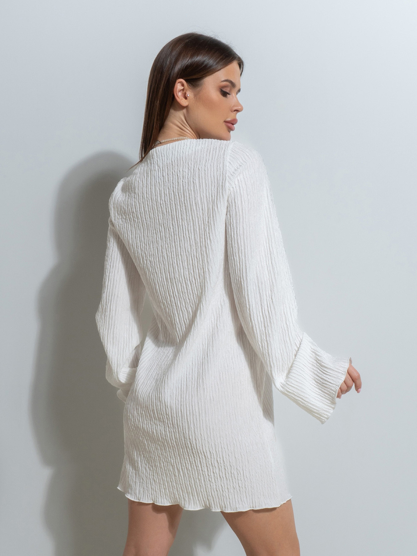 Платье мини ISSA Plus модель 14539_белый Фото