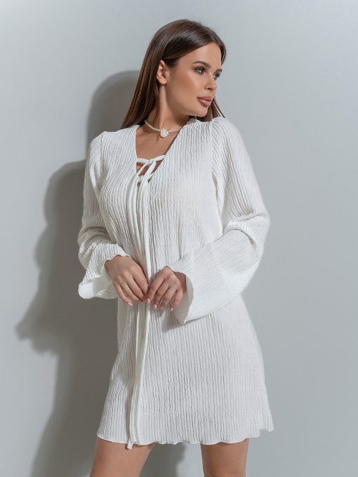 Платье мини ISSA Plus модель 14539_белый Фото