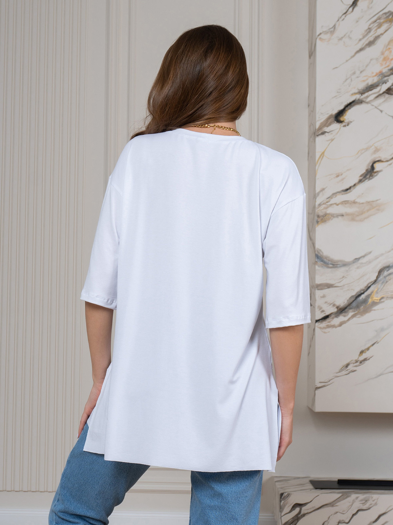 Футболка ISSA Plus модель 14546_белый Фото