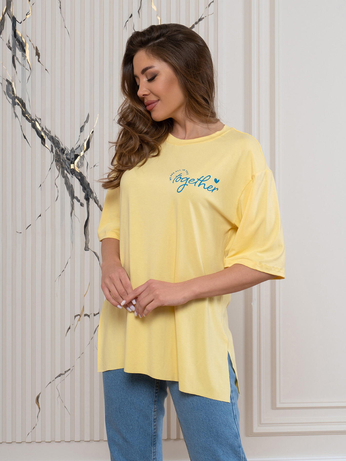 Футболка ISSA Plus модель 14546_желтый Фото