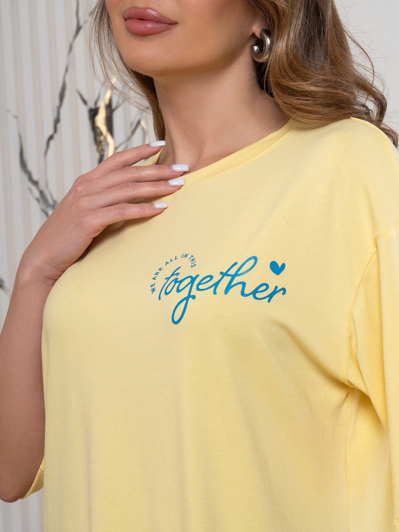 Футболка ISSA Plus модель 14546_желтый Футболка ISSA Plus модель 14546_желтый Фото