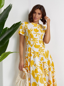 Платье миди ISSA Plus модель 14515_белый Фото