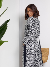 Повседневный костюм ISSA Plus модель 14536_черный Повседневный костюм ISSA Plus модель 14536_черный Фото