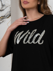 Футболка ISSA Plus модель 14547_черный Фото