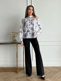 Блуза ISSA Plus модель SA-514_белый Фото