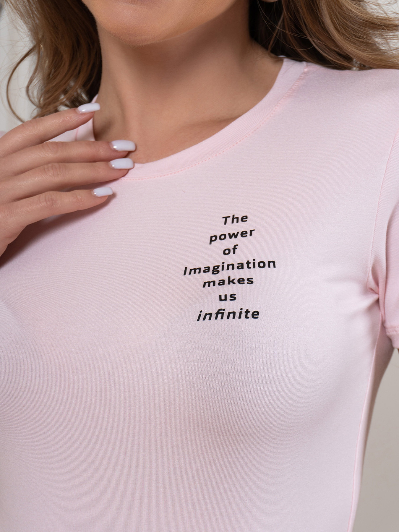 Футболка ISSA Plus модель 14571_розовый Фото