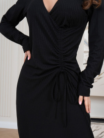 Сукня міді ISSA Plus модель 14560_черный Фото