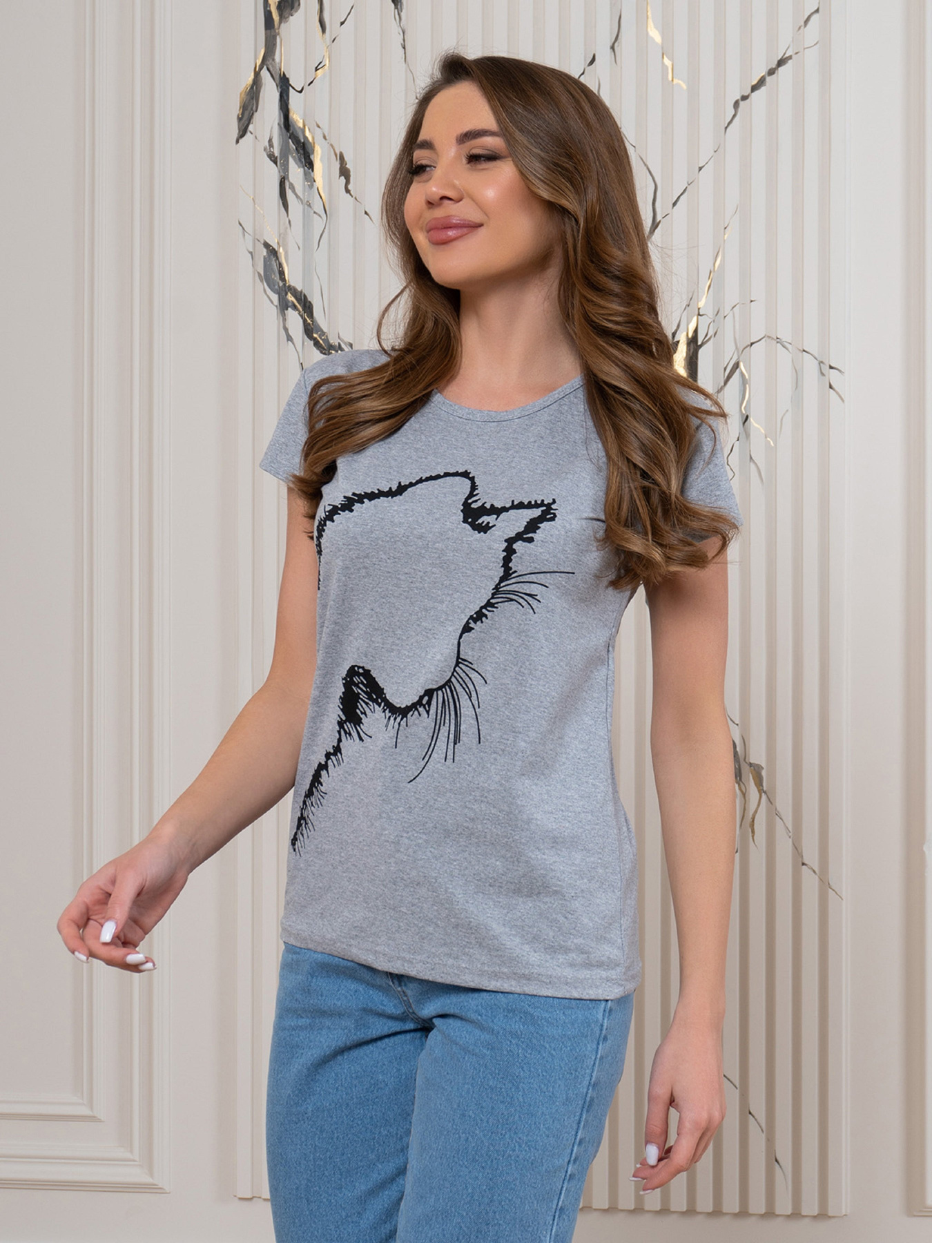 Футболка ISSA Plus модель WN20-601_серый Фото