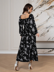 Платье макси ISSA Plus модель SA-510_черный Фото