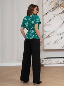 Повседневный костюм ISSA Plus модель SA-519_зеленый Повседневный костюм ISSA Plus модель SA-519_зеленый Фото