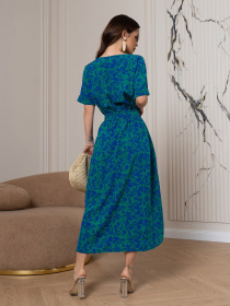 Платье миди ISSA Plus модель 14552_зеленый Фото