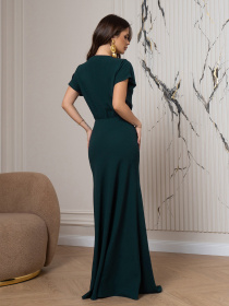 Сукня максі ISSA Plus модель 14553_зеленый Фото