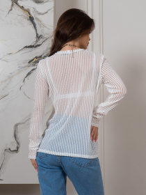 Лонгслів ISSA Plus модель 14557_белый Фото