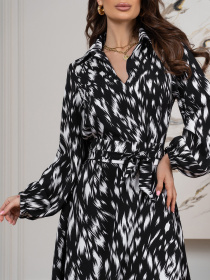 Сукня міні ISSA Plus модель 14569_черный Фото