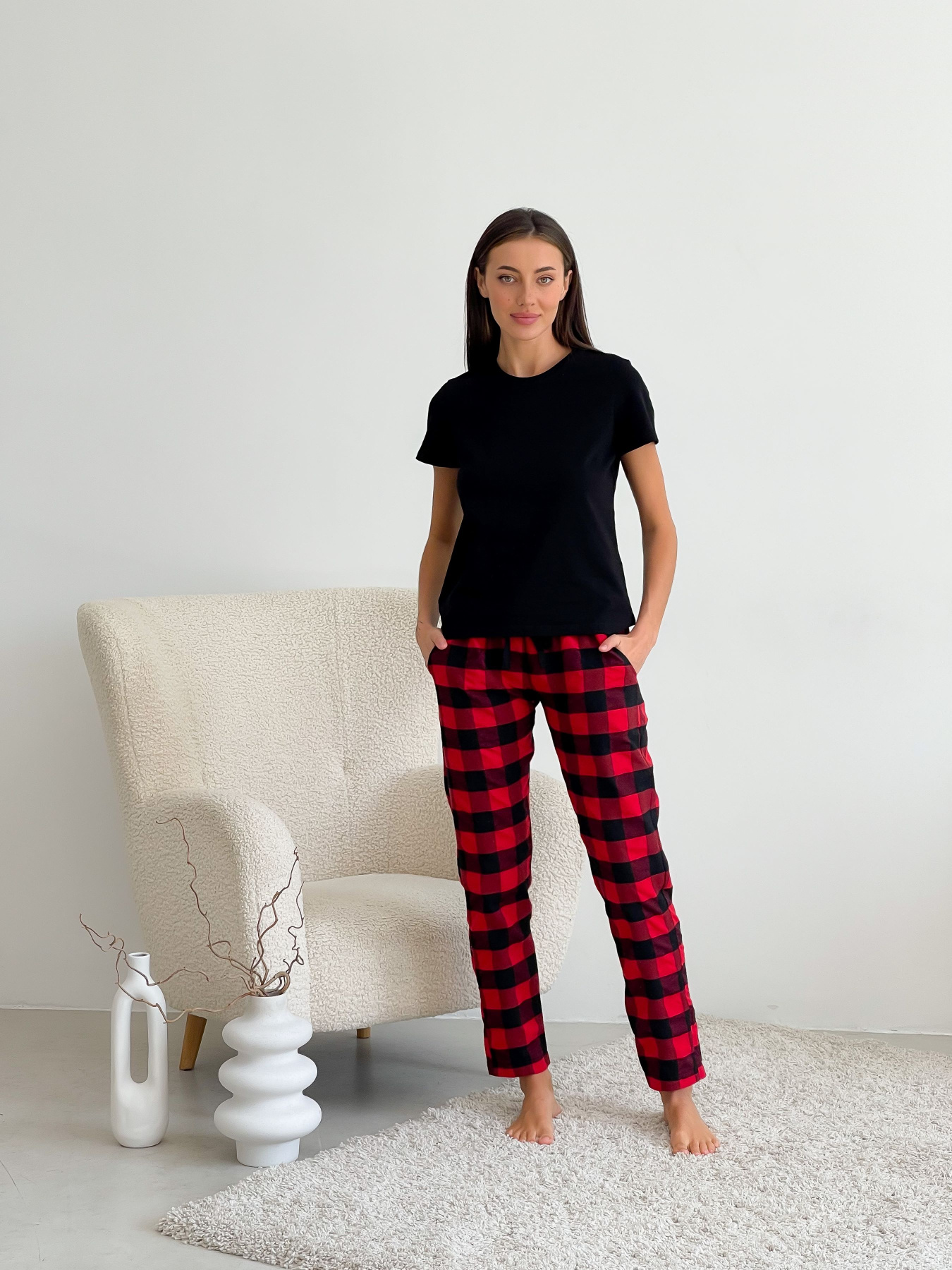 Штаны для дома Cosy модель F22P Фото