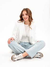 Широкие джинсы Famo модель BR-2314_01 Фото