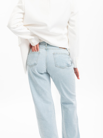 Широкі джинси Famo модель BR-2314_01 Широкі джинси Famo модель BR-2314_01 Фото