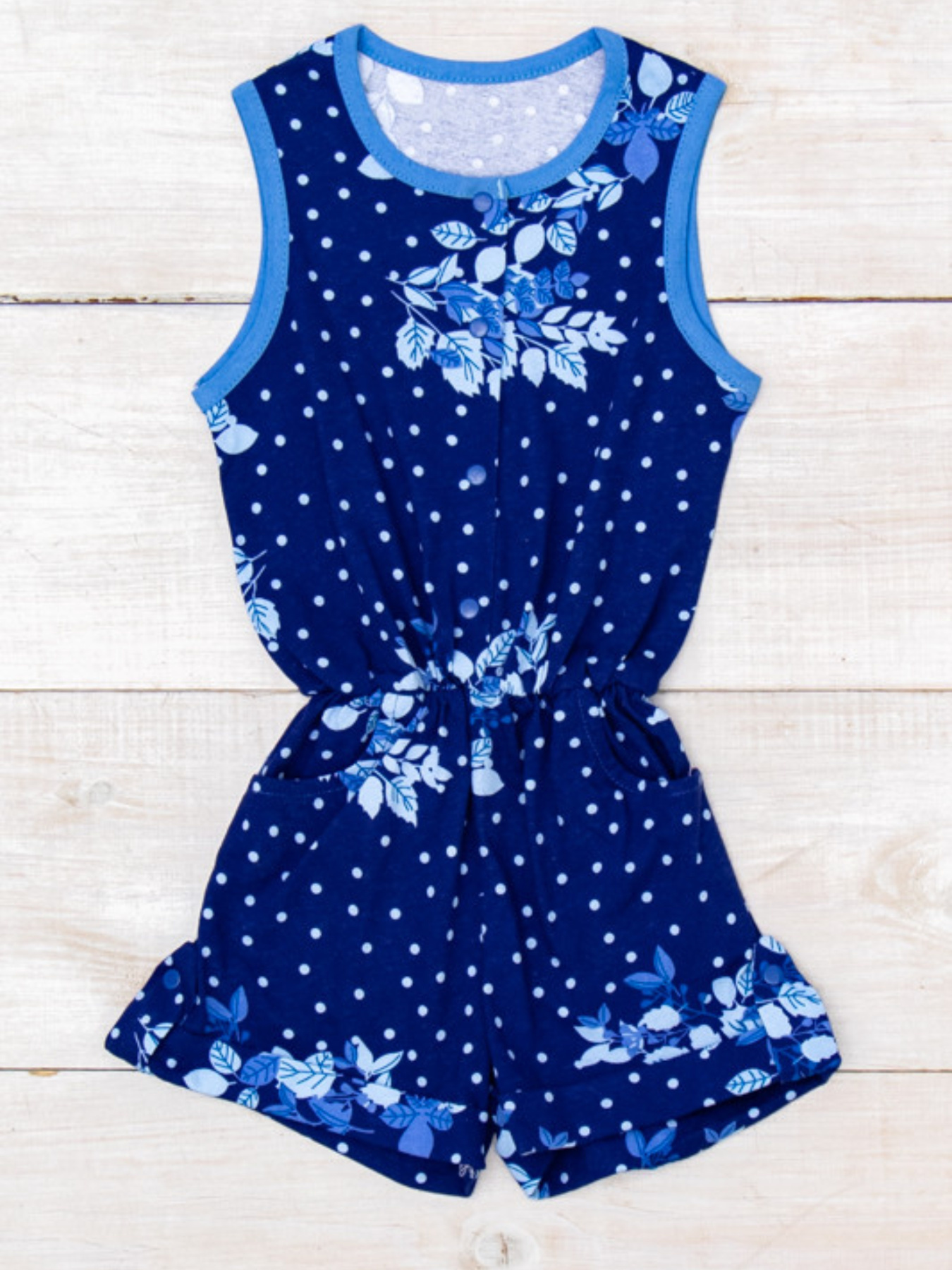 Комбинезон Носи своє модель 6014-043-listochki-elektrik Фото