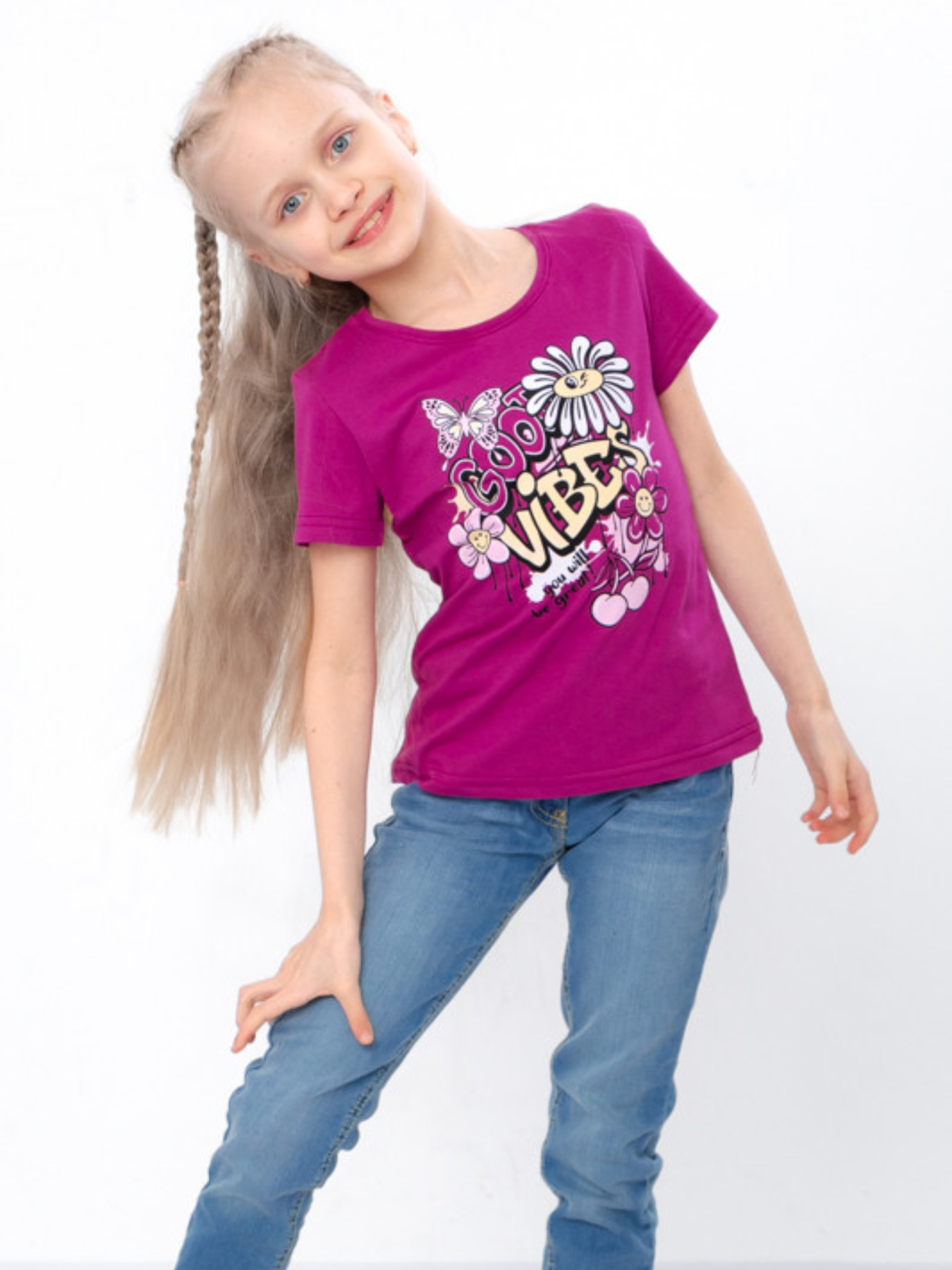 Футболка Носи своє модель 6012-2-fuksq-romashka Фото