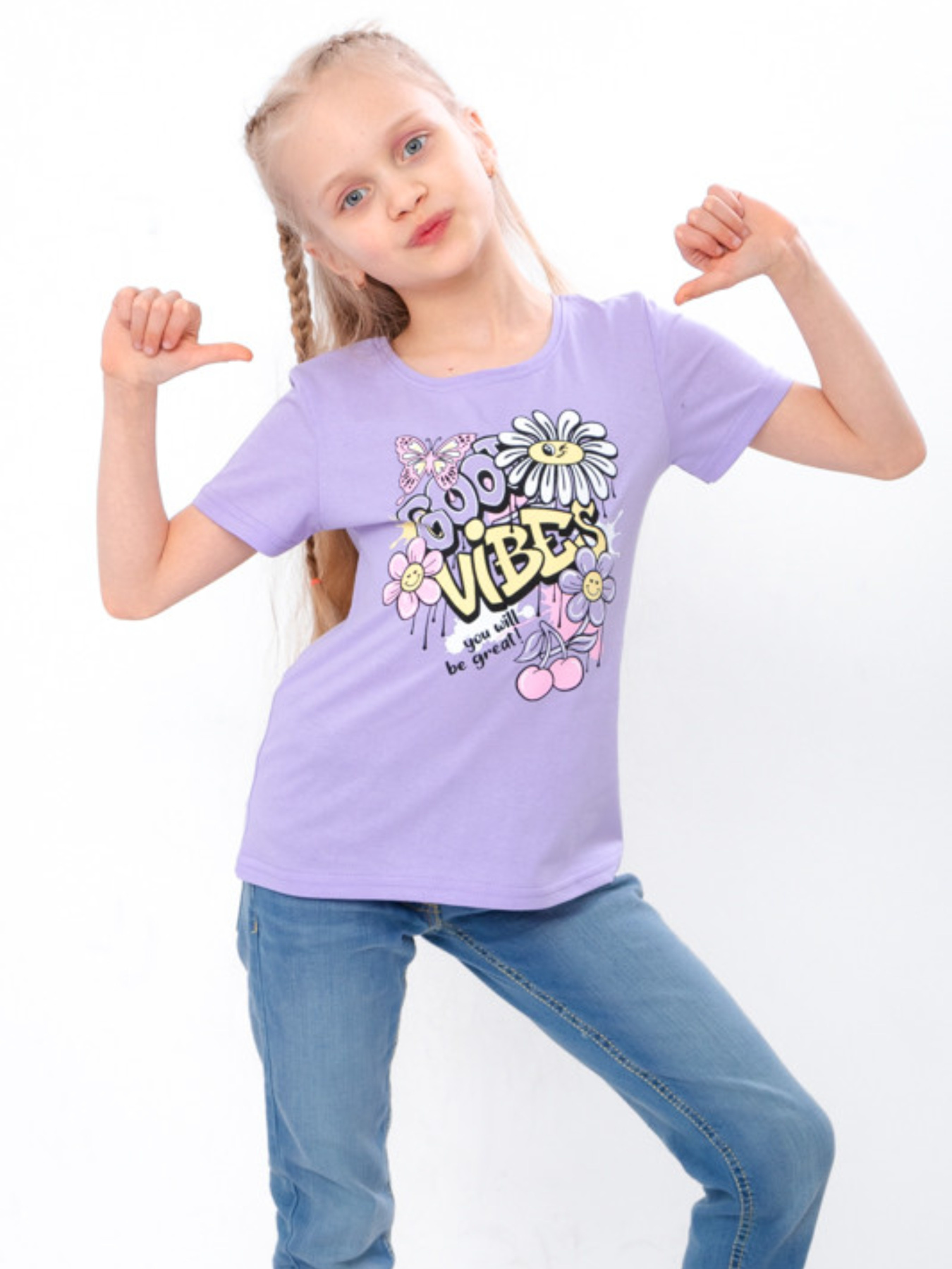 Футболка Носи своє модель 6012-2-svtlo-buzkovij-romashka Фото