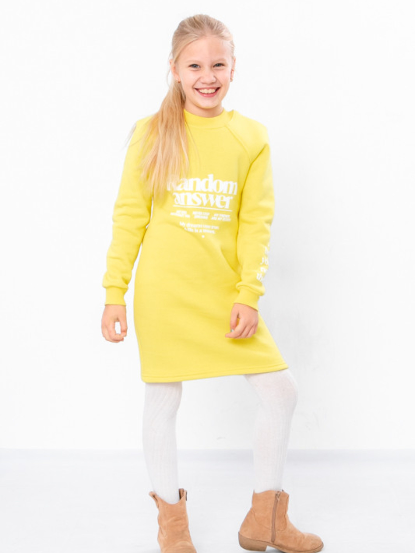 Платье мини Носи своє модель 6084-025-33-1-limon Фото