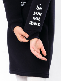 Платье мини Носи своє модель 6084-025-33-1-chornilxno-sinj Фото