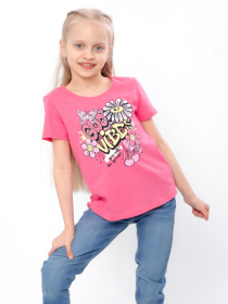 Футболка Носи своє модель 6012-2-koral-romashka Фото