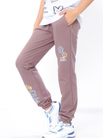 Джоггеры Носи своє модель 6060-057-33-5-popelqsta-lavanda-romashka Фото