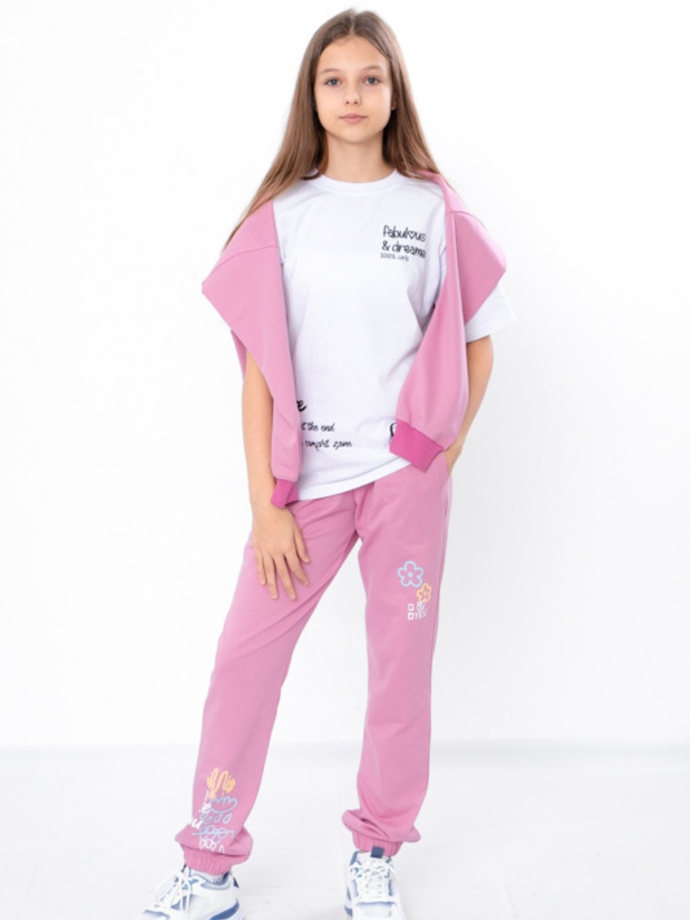 Джоггеры Носи своє модель 6060-057-33-5-chajna-troqnda-romashka Фото