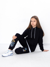 Джоггеры Носи своє модель 6060-057-33-5-chornilxno-sinj-romashka Фото