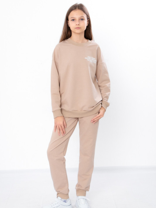 Повседневный костюм Носи своє модель 6418-057-33-temno-kremovij Фото