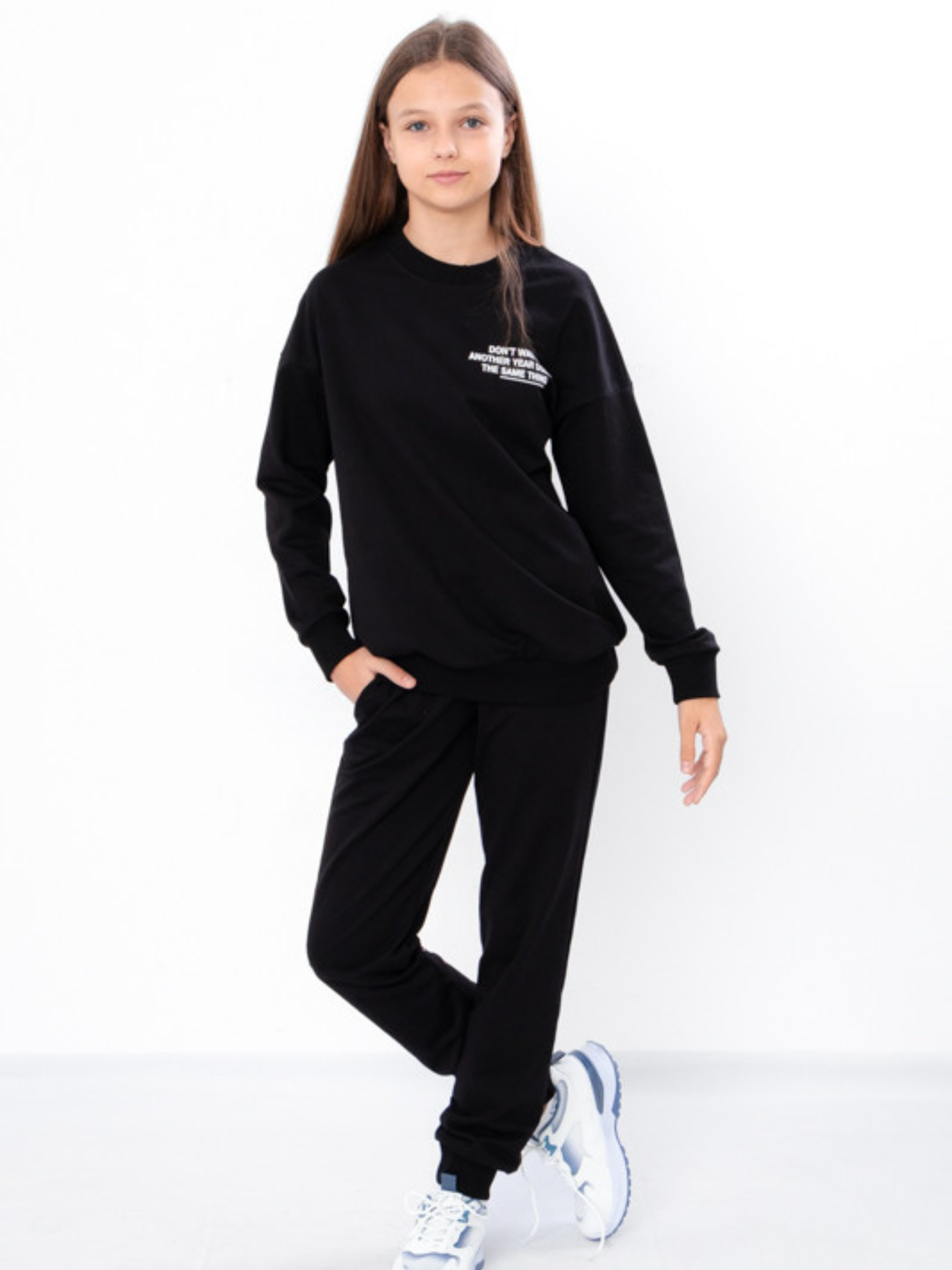 Повседневный костюм Носи своє модель 6418-057-33-chornij Фото