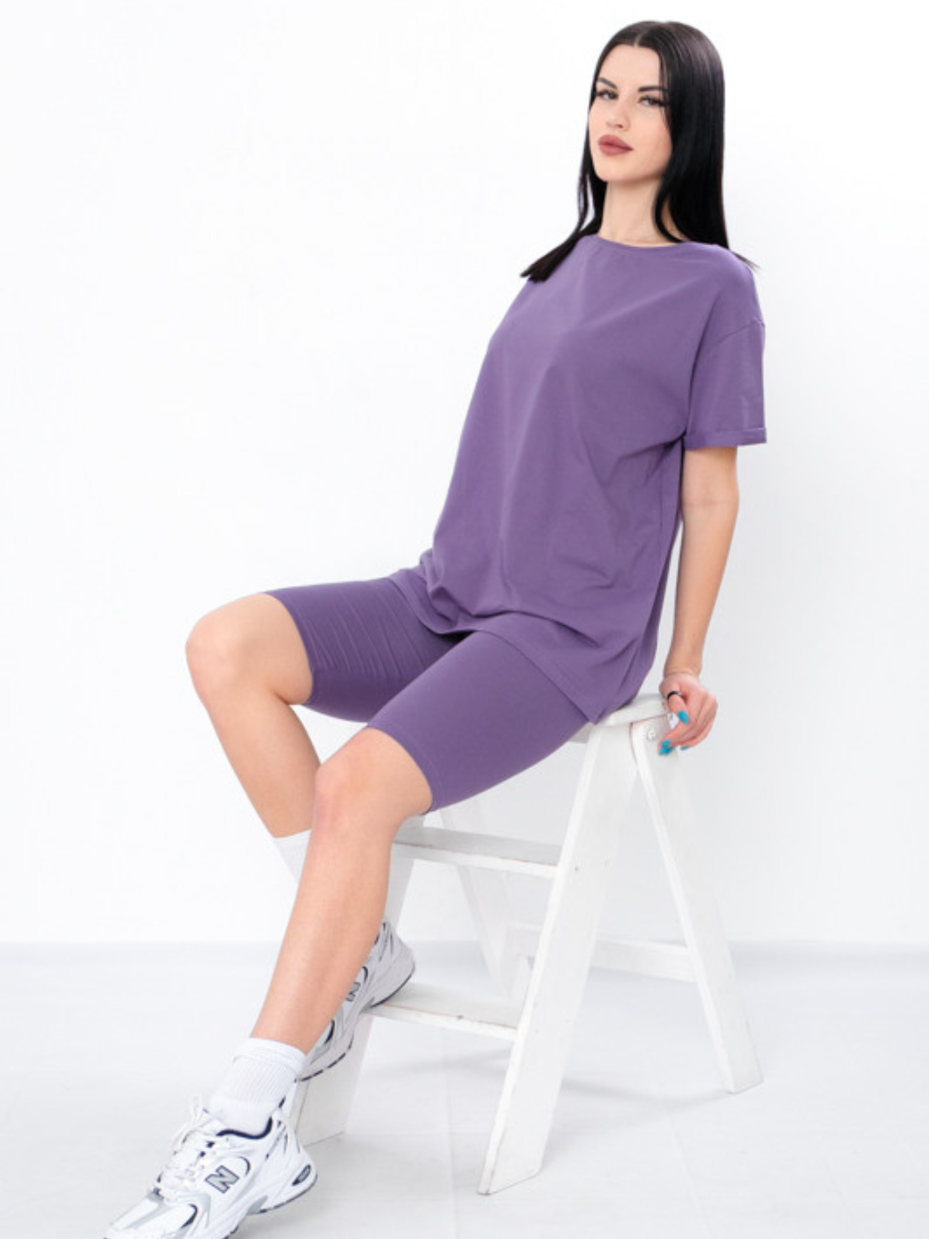 Повседневный костюм Носи своє модель 8138-036-temna-lavanda Повседневный костюм Носи своє модель 8138-036-temna-lavanda Фото