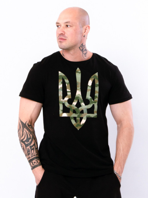 Футболка Носи своє модель 8073-001-33-chornij-gerb-new Фото