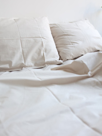 Комплект постільної білизни з тканини Ранфорс колір Пісочний BedclozZzes модель 13190 Фото