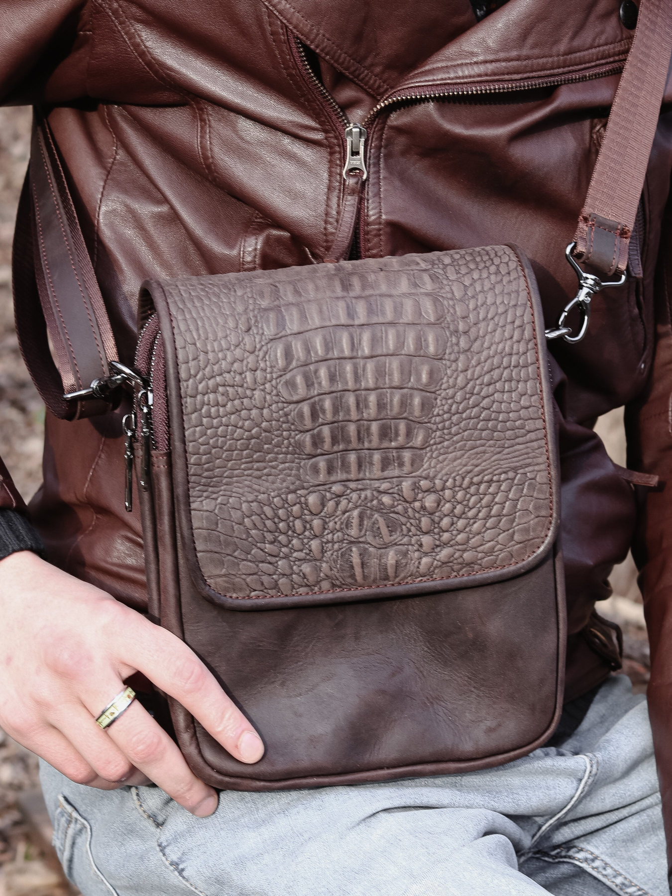 Мессенджер Legessy модель CH_015-3_Crocodile Мессенджер Legessy модель CH_015-3_Crocodile Фото