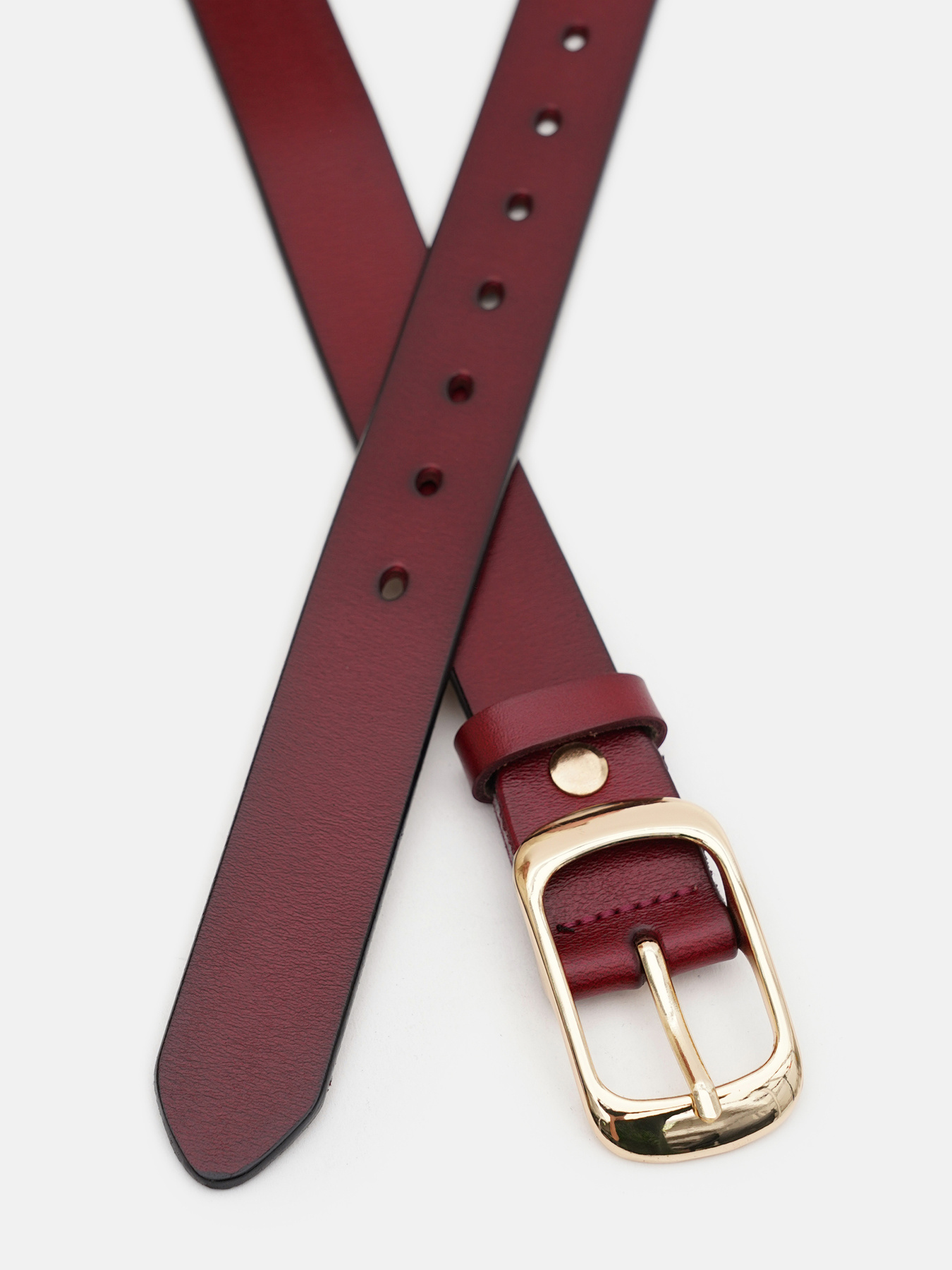 Ремінь Borsa Leather модель CV1ZK-008br-goldbrown Фото