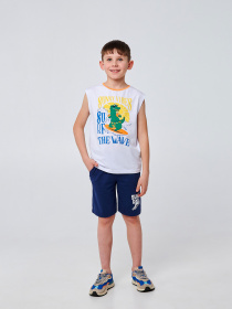 Майка SMIL модель smil_110754-belyj Фото