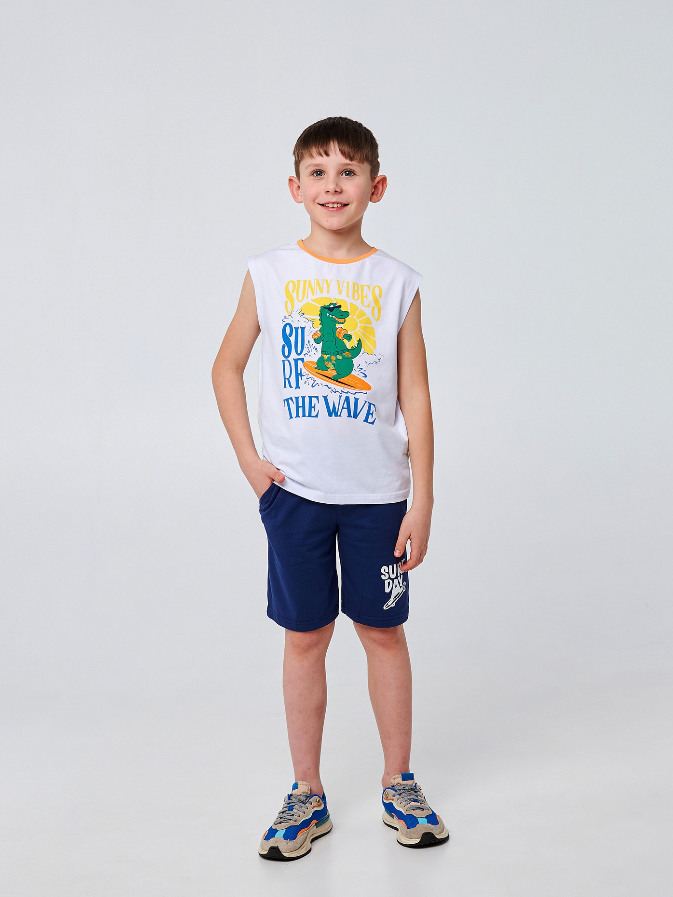 Майка SMIL модель smil_110754-belyj Фото