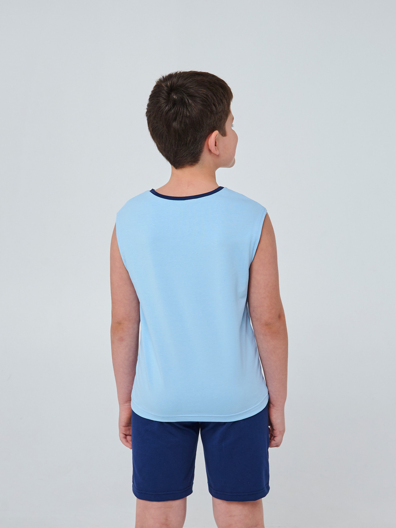 Майка SMIL модель smil_110754-goluboj Фото