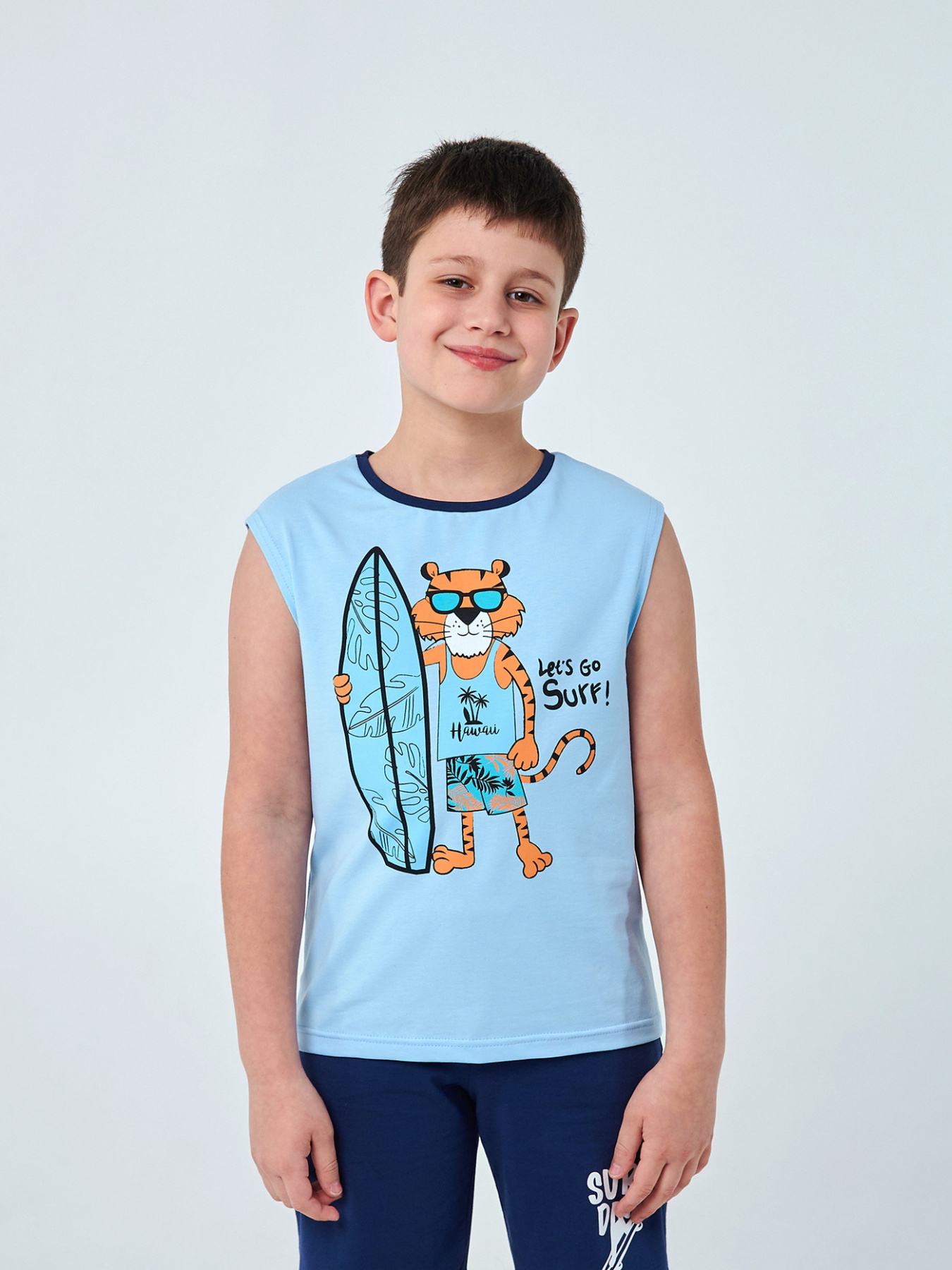 Майка SMIL модель smil_110754-goluboj Фото