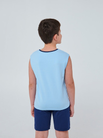 Майка SMIL модель smil_110754-goluboj Фото