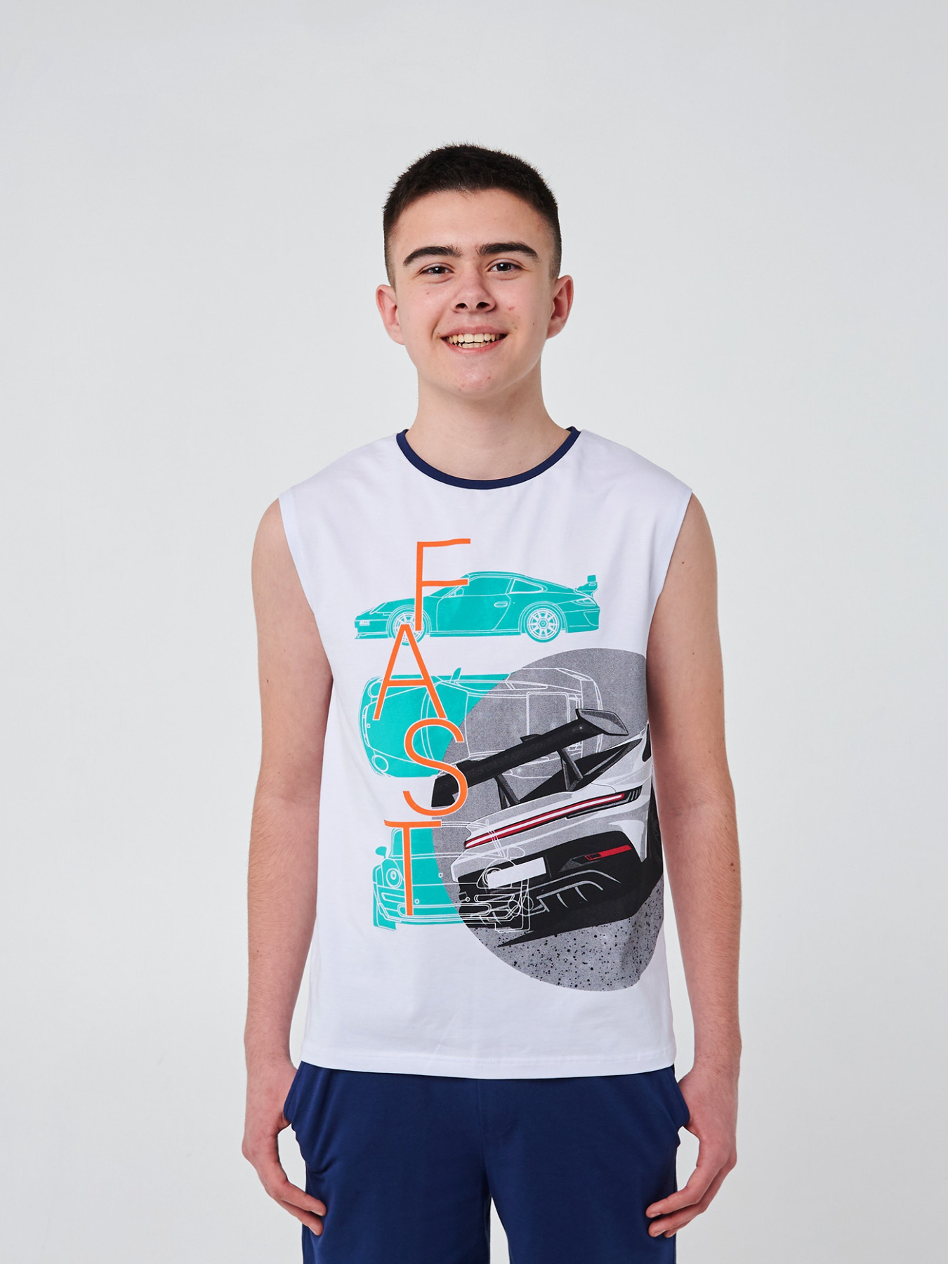 Майка SMIL модель smil_110757-belyj Фото