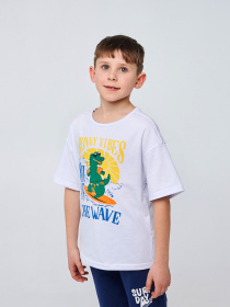 Футболка SMIL модель smil_110752-belyj Фото