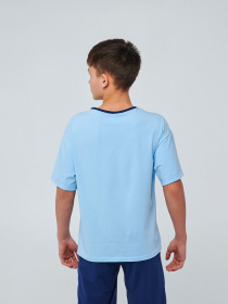 Футболка SMIL модель smil_110755-goluboj Футболка SMIL модель smil_110755-goluboj Фото